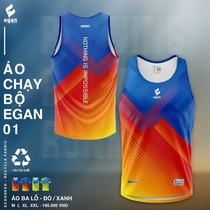 Áo Chạy Bộ Egan 01 - 3 Lỗ