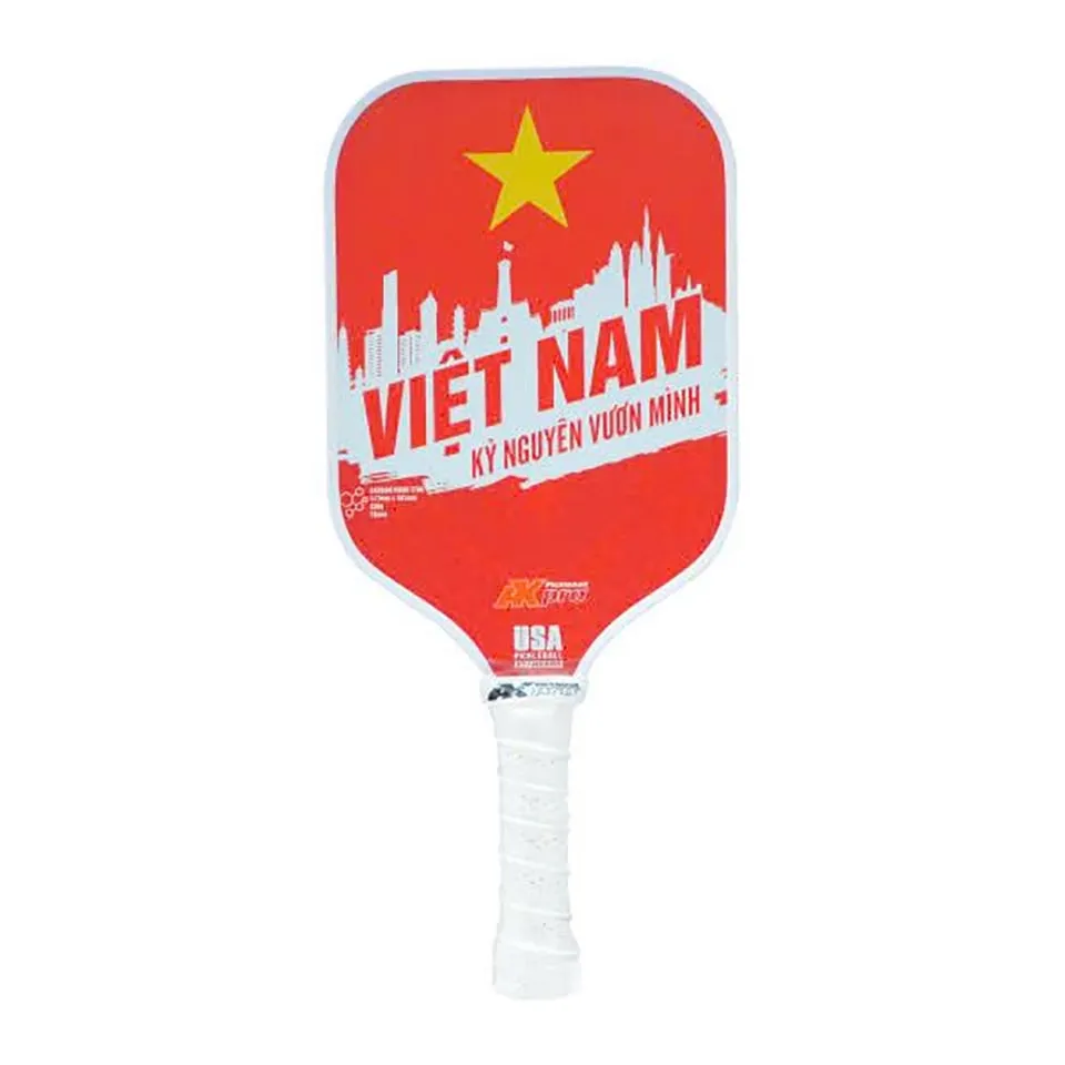 Vợt Pickleball Ak Pro Việt Nam Carbon T700 (Vàng, M)
