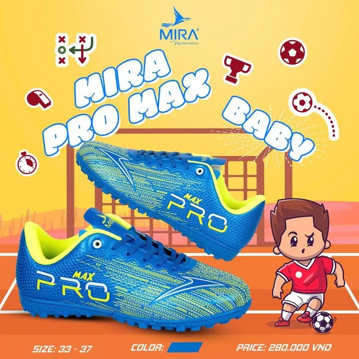Giày Mira Pro Max TF Trẻ Em