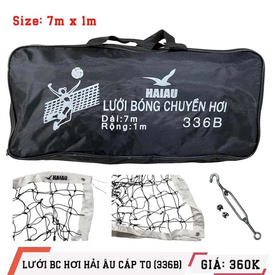 Lưới Bóng Chuyền HƠI Hải Âu Cáp To 336B