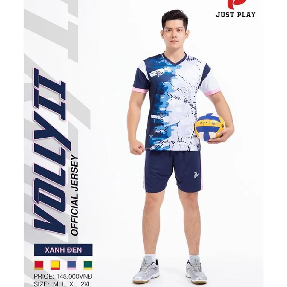 Quần Áo JUST PLAY Volly 2 NAM (Vàng, S)