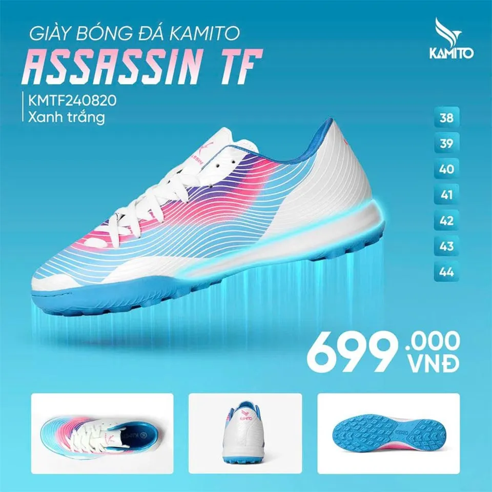 Giày Kamito Assassin TF (New) (Vàng, 38)