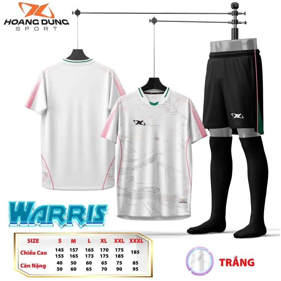 Quần áo HD Warris (Vàng, S)