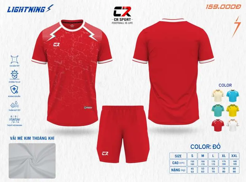 Quần áo CR Lightning (Vàng, S)