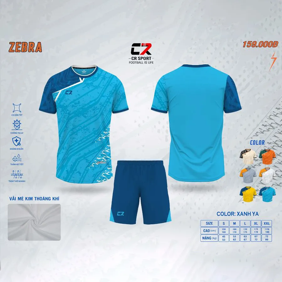 Quần áo CR Zebra