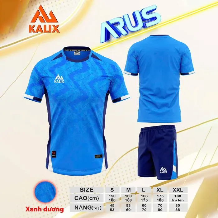 Quần áo Kalix KL02 Arus (Vàng, S)