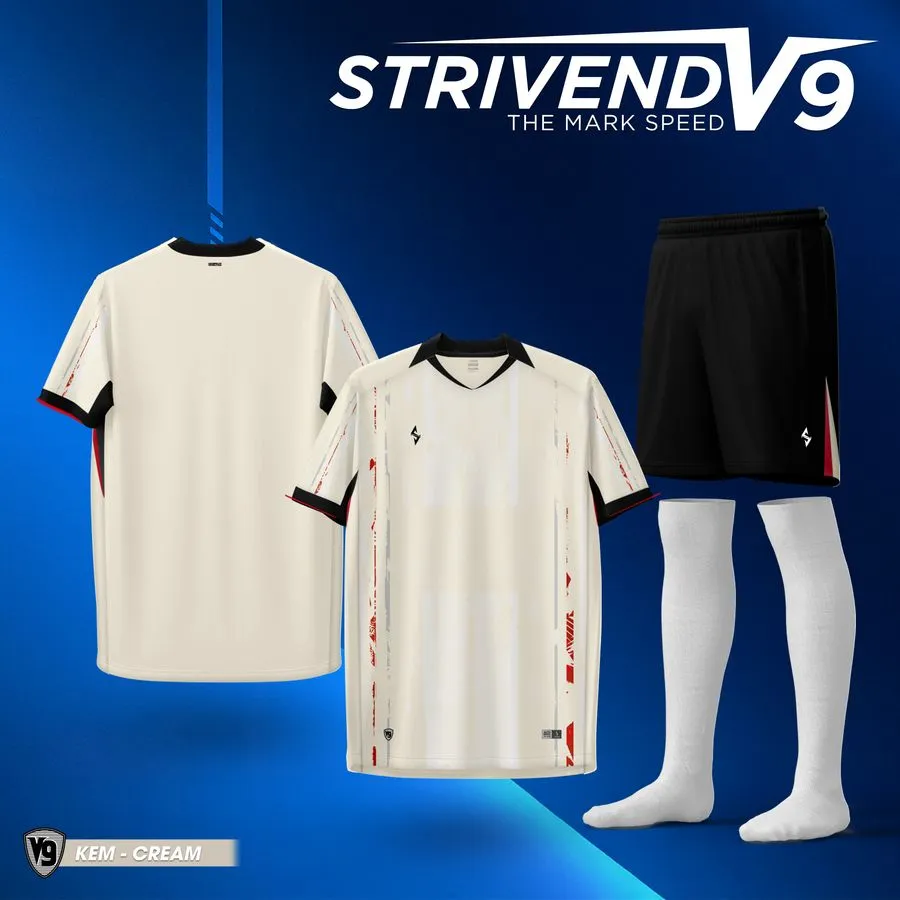 Quần áo Strivend V9 (Vàng, S)