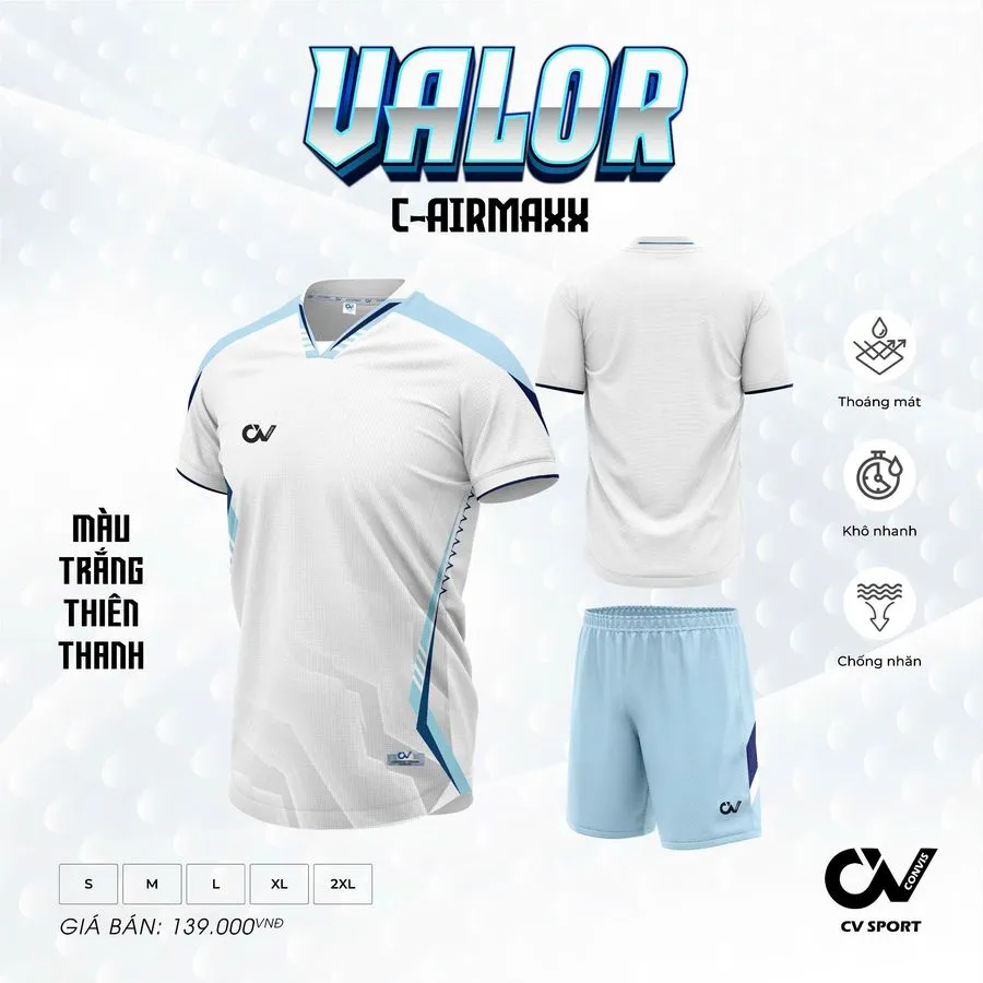 Quần áo CV Valor (Vàng, S)