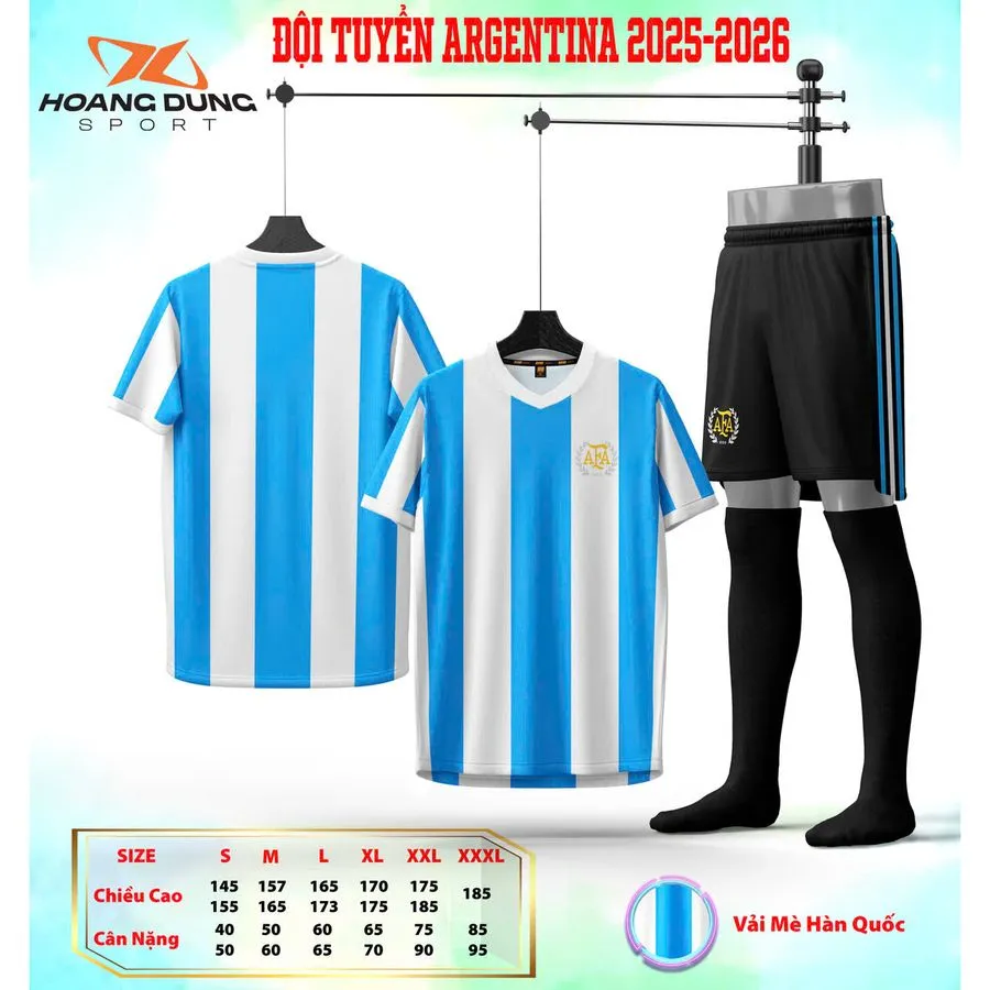Quần áo HD Argentina 2025