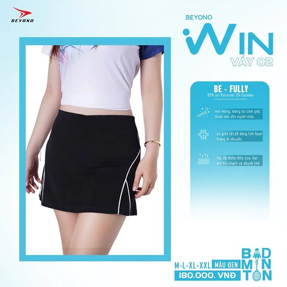 Váy Beyono Win VCL02 (Trắng, S)