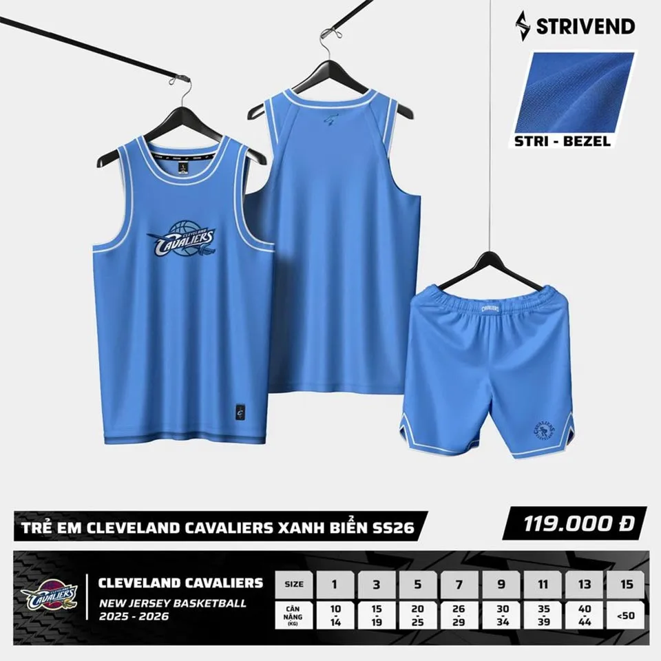 QA Bóng rổ trẻ em Strivend Cavaliers