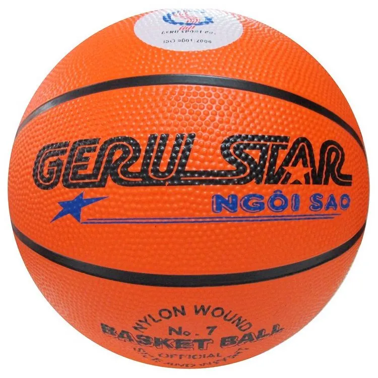 Bóng Rổ Geru Cao Su B7 Cam