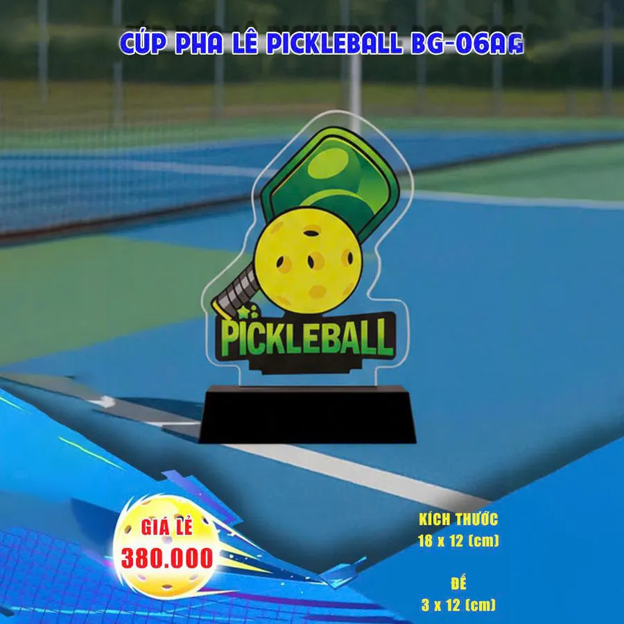 Cúp Pha Lê Pickleball BG-06A