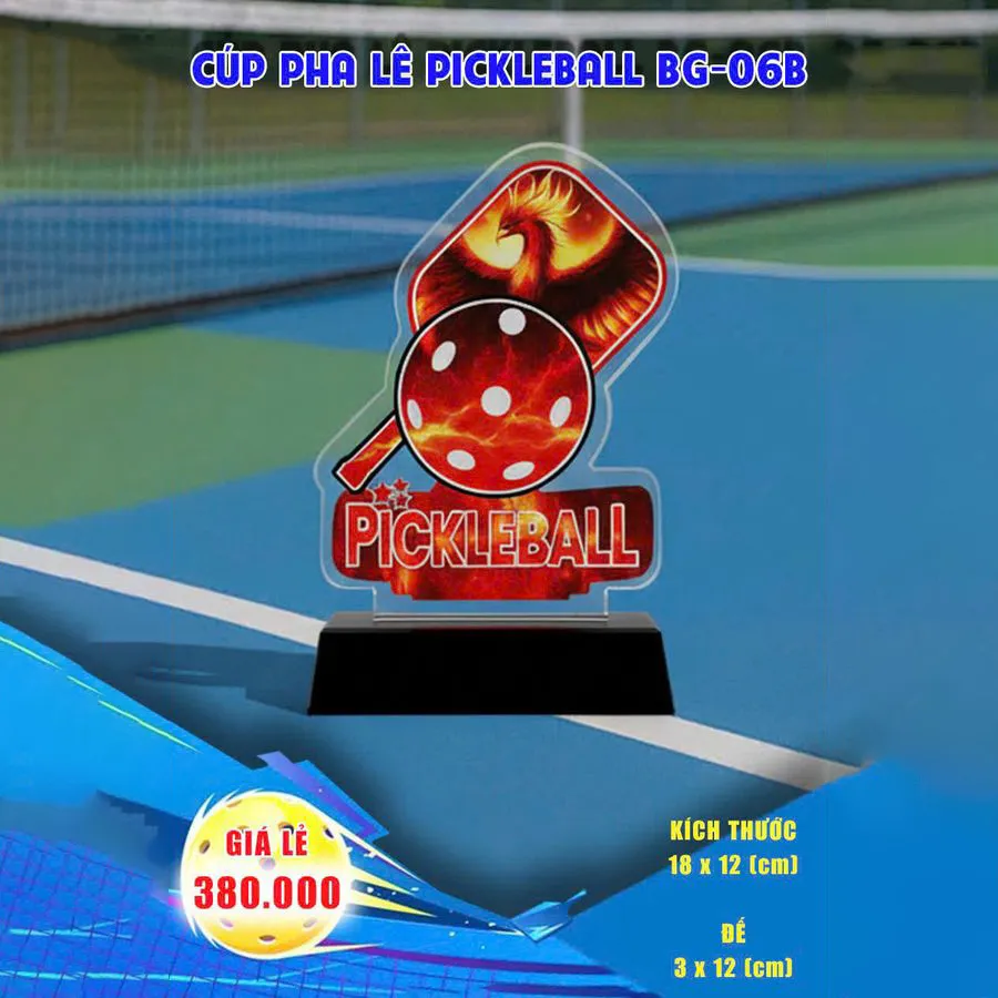 Cúp Pha Lê Pickleball BG-06B